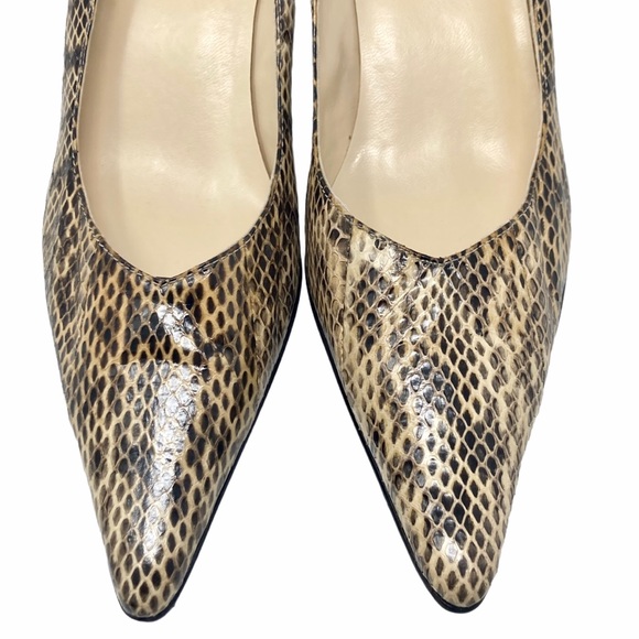 IMPO Genuine Snakeskin Pointed Toe Pumps, EUC, 6 - Picture 4 of 9